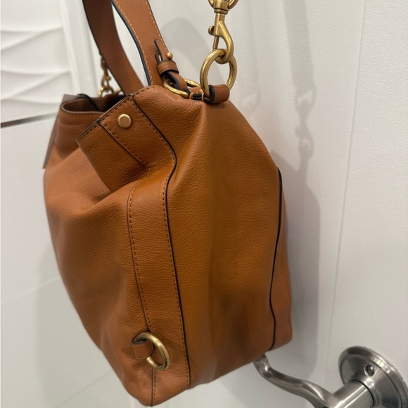 Rebecca Minkoff Tan Mab Leather Hobo Bag - Picture 7 of 13